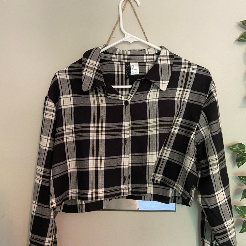 Cropped flannel